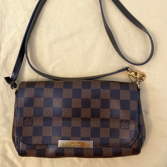 Louis Vuitton Favorite Handbag Damier Ebene LV - Picture 1 of 5